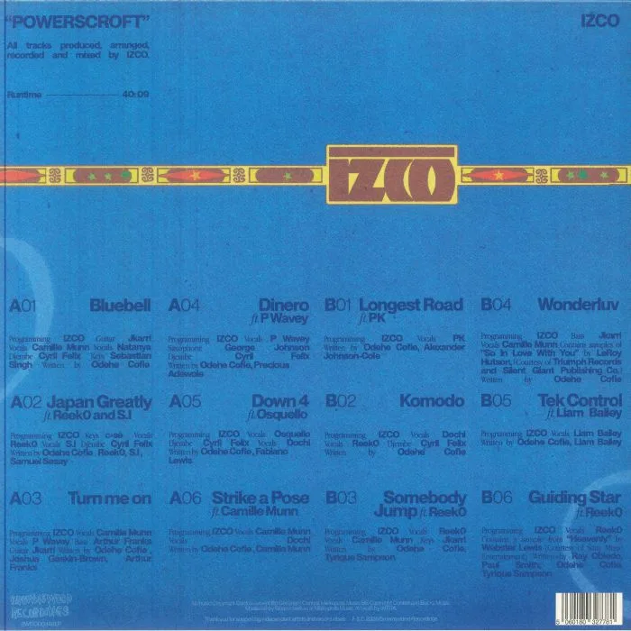 Обратная сторона обложки — IZCO — Powerscroft