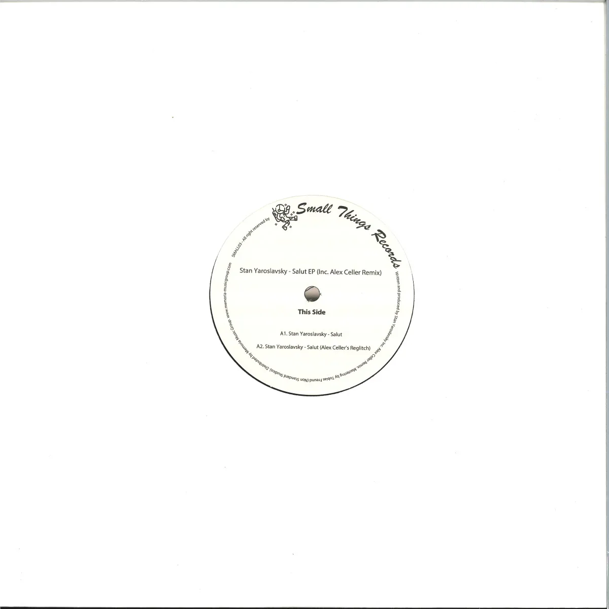 Обратная сторона обложки — Stan Yaroslavsky — Salut EP