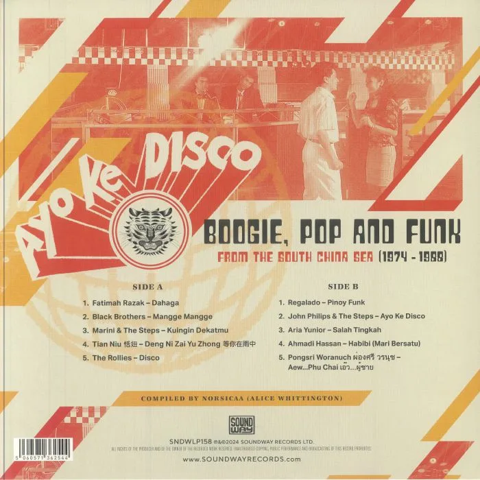 Обратная сторона обложки — VARIOUS — Ayo Ke Disco: Boogie Pop & Funk From The South China Sea 1974-1988