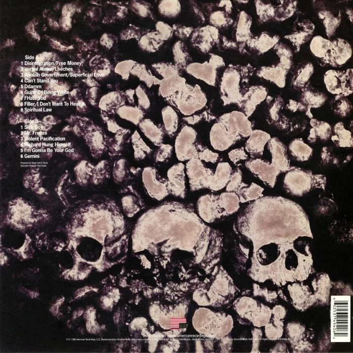 Back cover — SLAYER — Undisputed Attitude