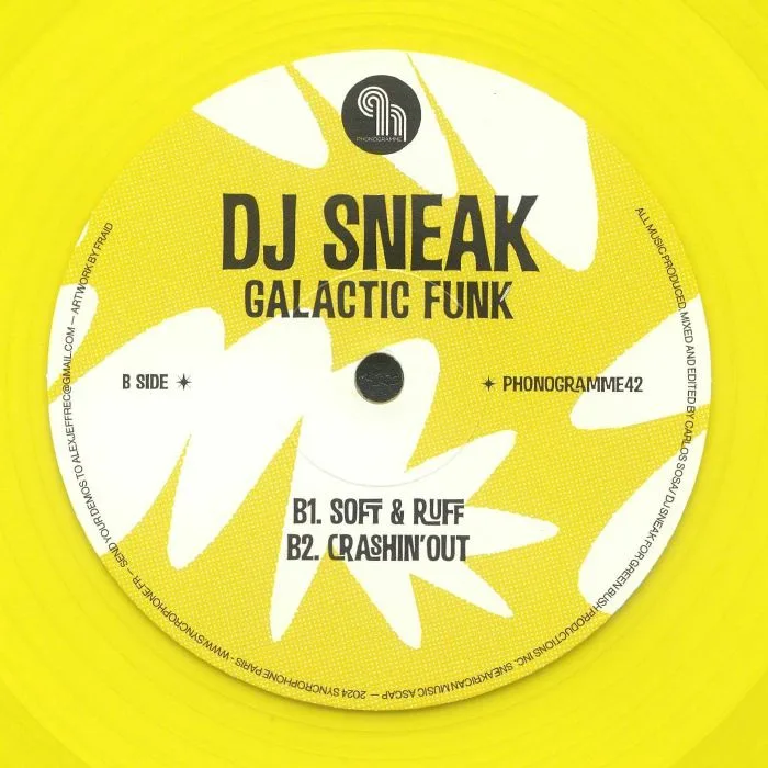 Back cover — DJ SNEAK — Galactic Funk EP