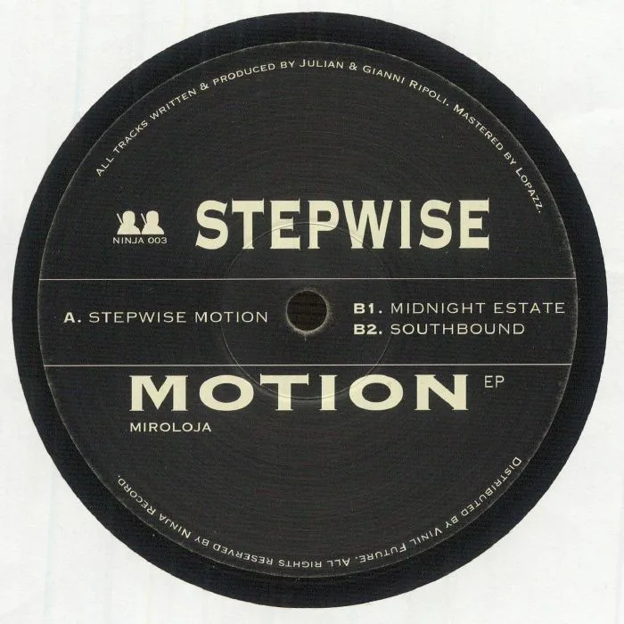 Front cover — MIROLOJA — Stepwise Motion EP