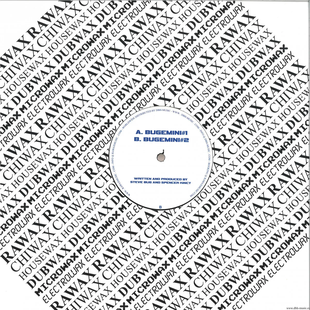 Back cover — Steve Bug&Gemini — THE LOST TRAX