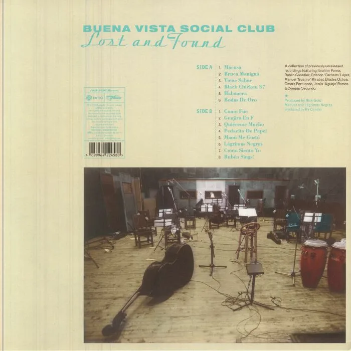 Обратная сторона обложки — BUENA VISTA SOCIAL CLUB — Lost & Found