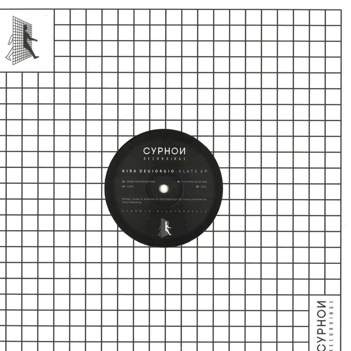 Front cover — Kirk Degiorgio — Elate EP