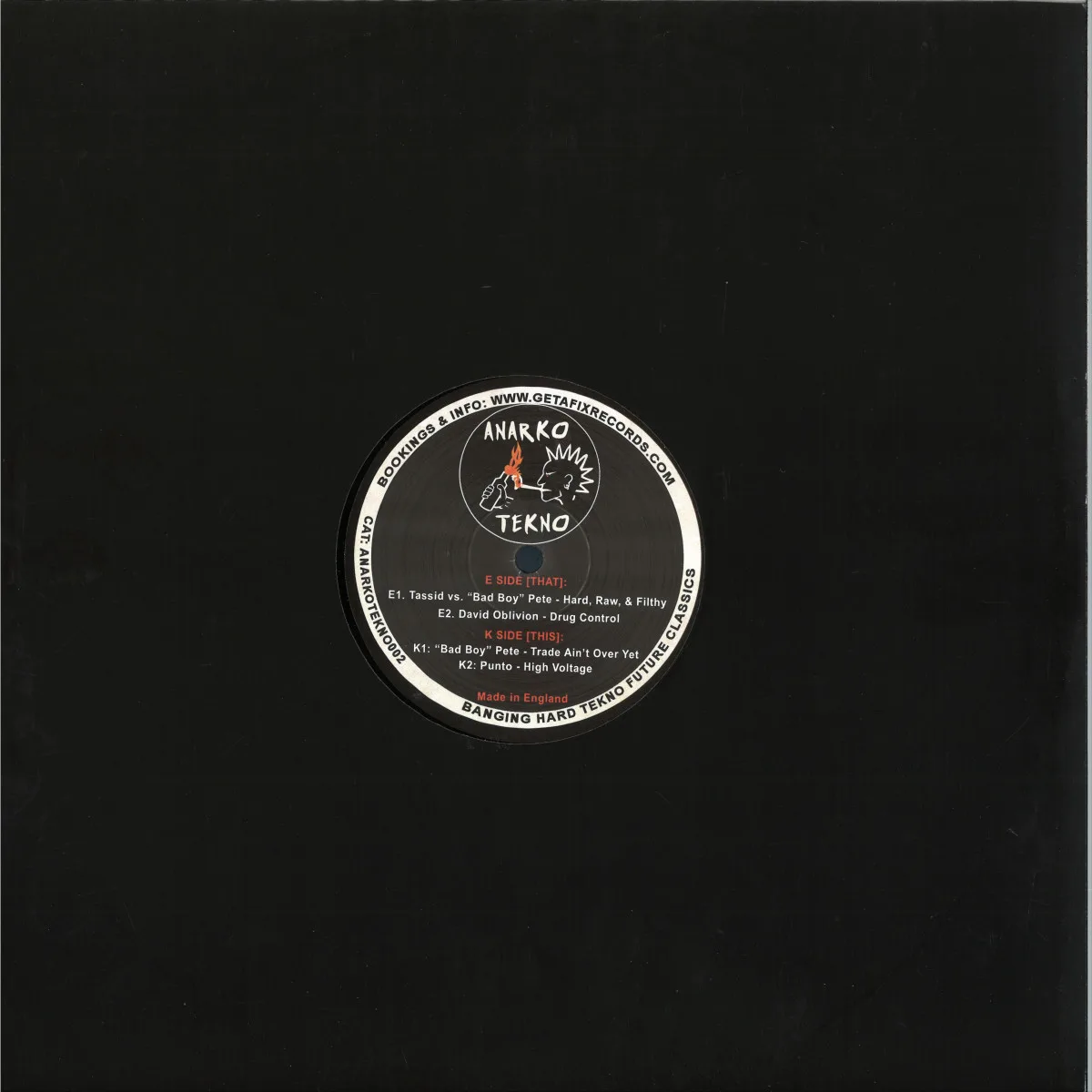 Back cover — Various — ANARKO TEKNO 002