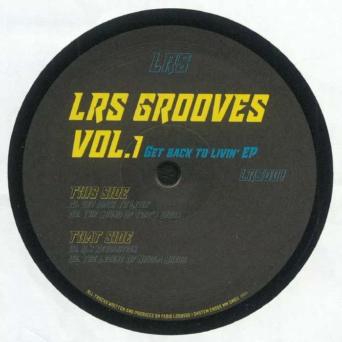 LRS — Vol. 1 - Get Back To Livin' EP