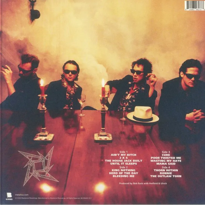 Back cover — METALLICA — Load (remastered)