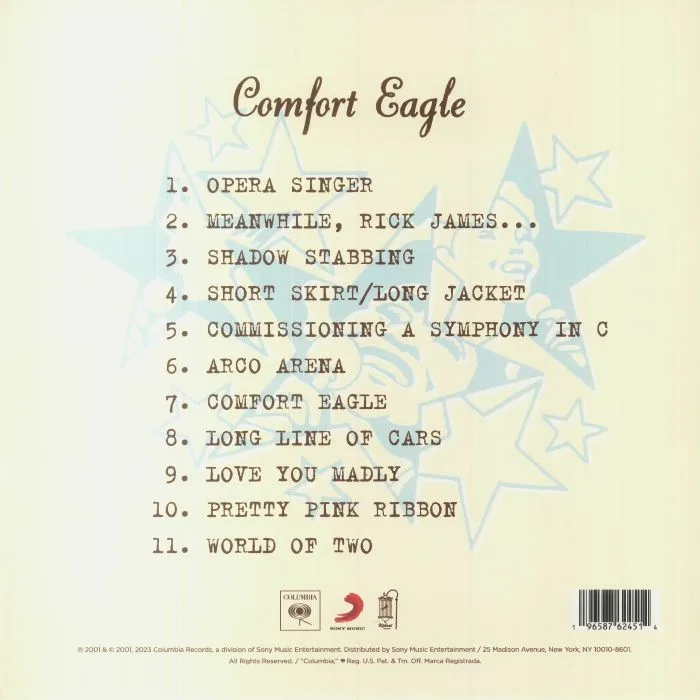 Back cover — CAKE — Comfort Eagle