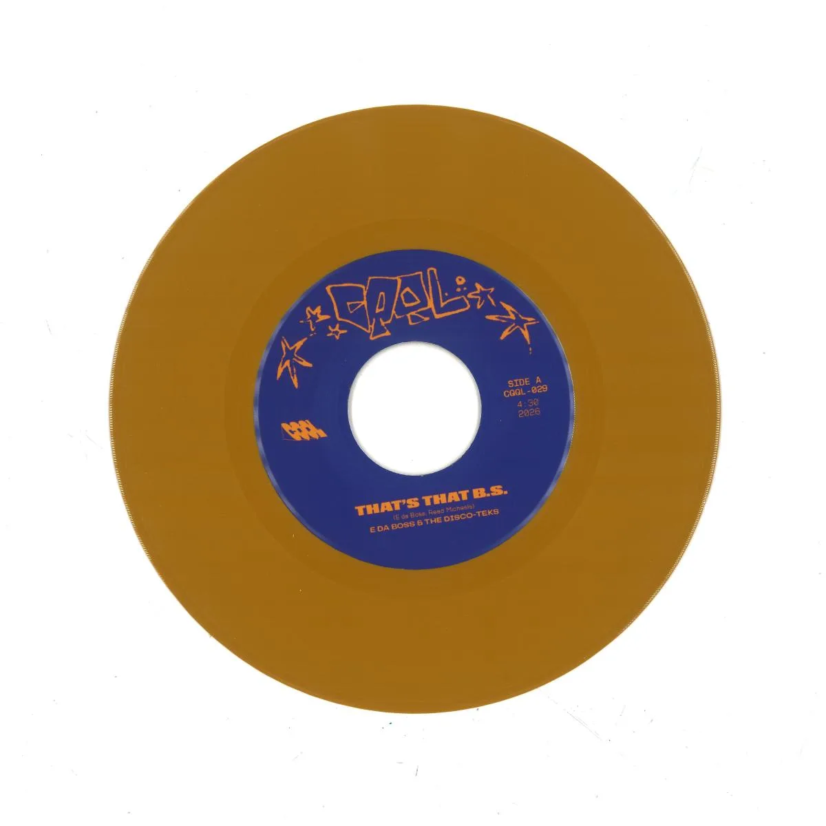E da Boss & The Disco-Teks — That's The B.S. / Get Down feat SIZMO (Lips & Rhythm) (7")