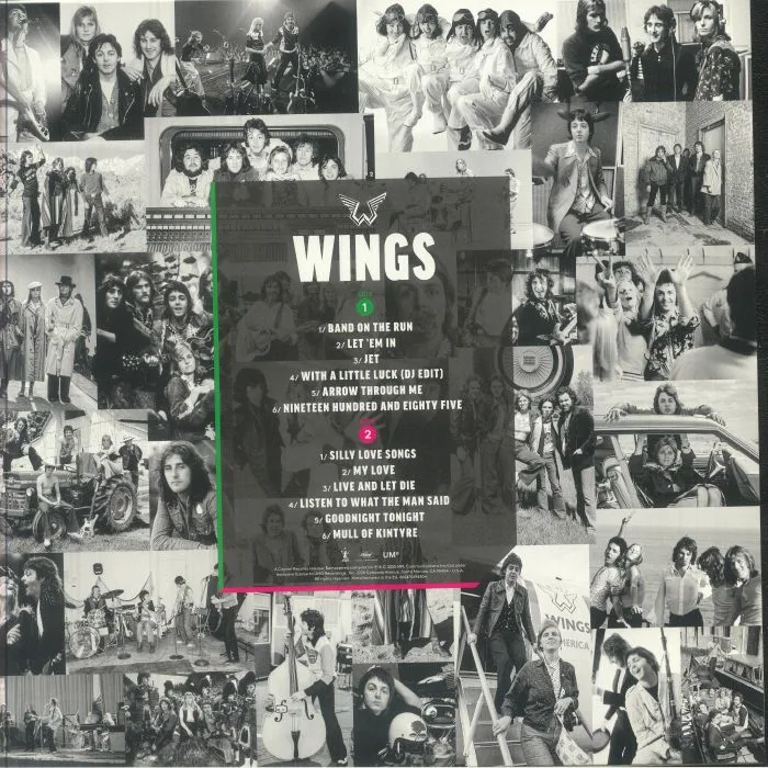 Back cover — Paul McCARTNEY / WINGS — Wings (remastered)