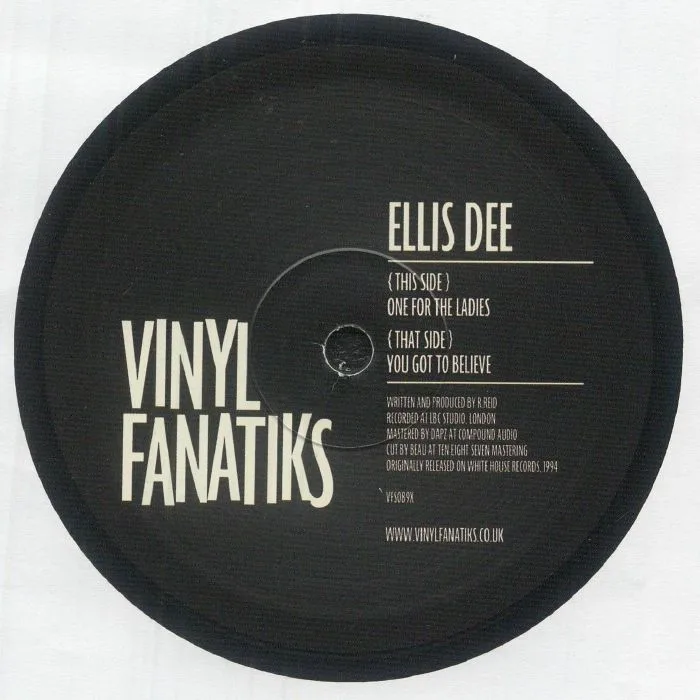 Лицевая сторона обложки — Ellis DEE — One For The Ladies (reissue)