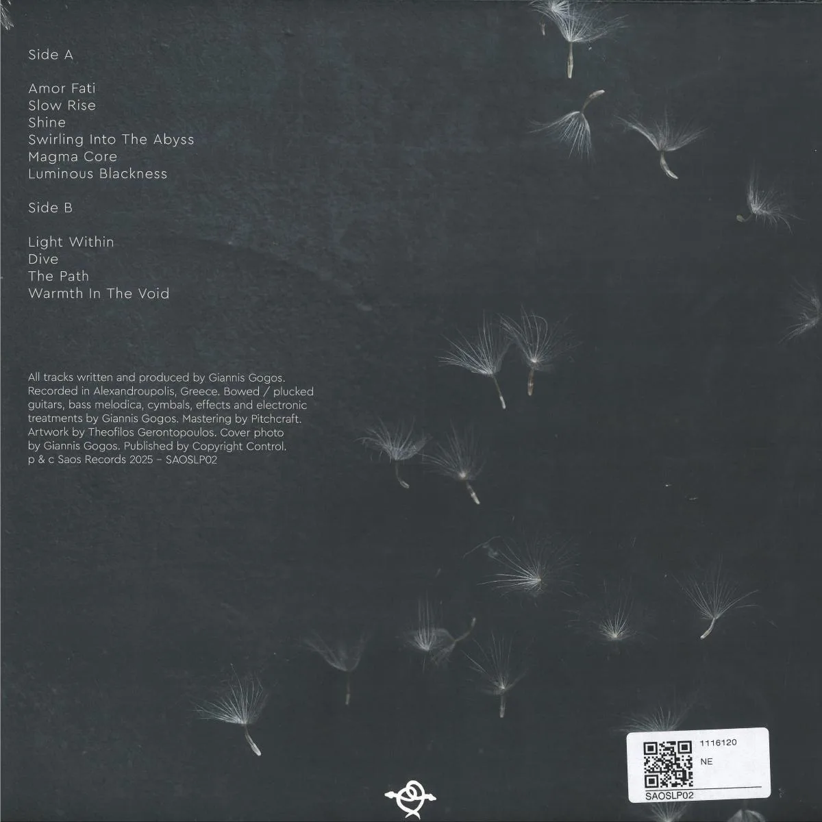 Back cover — Giannis Gogos — Light Within