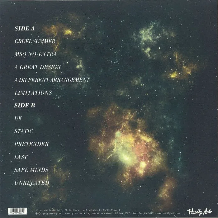 Back cover — BLACK MARBLE — A Different Arrangement (reissue)