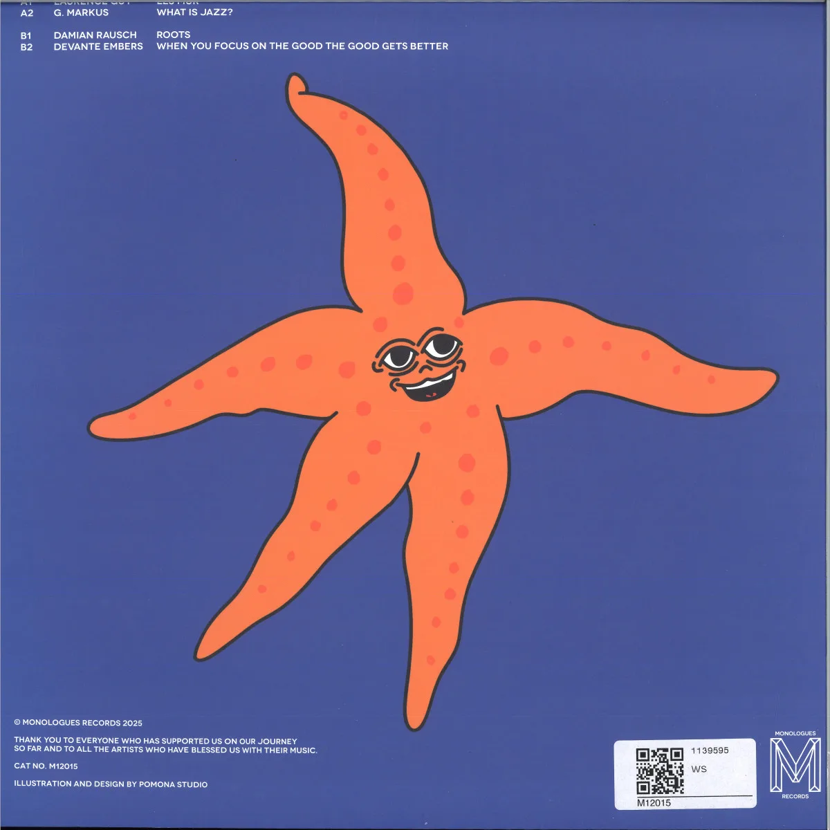 Back cover — Various — 10 Years Of Monologues Records: Deep Gold