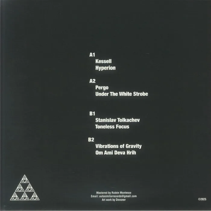 Back cover — KESSELL / PERGO / STANISLAV TOLKACHEV / VIBRATIONS OF GRAVITY — Bardo Thodol