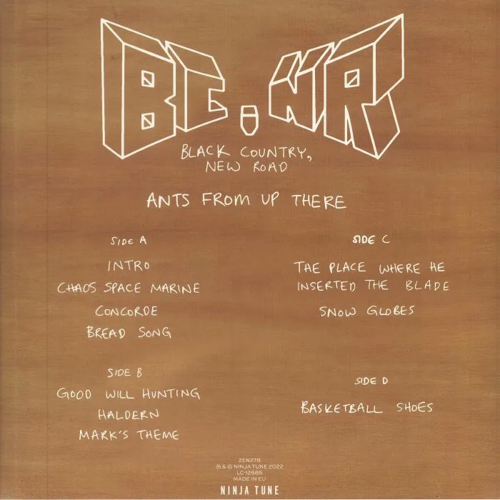 Back cover — BLACK COUNTRY NEW ROAD — Ants From Up There