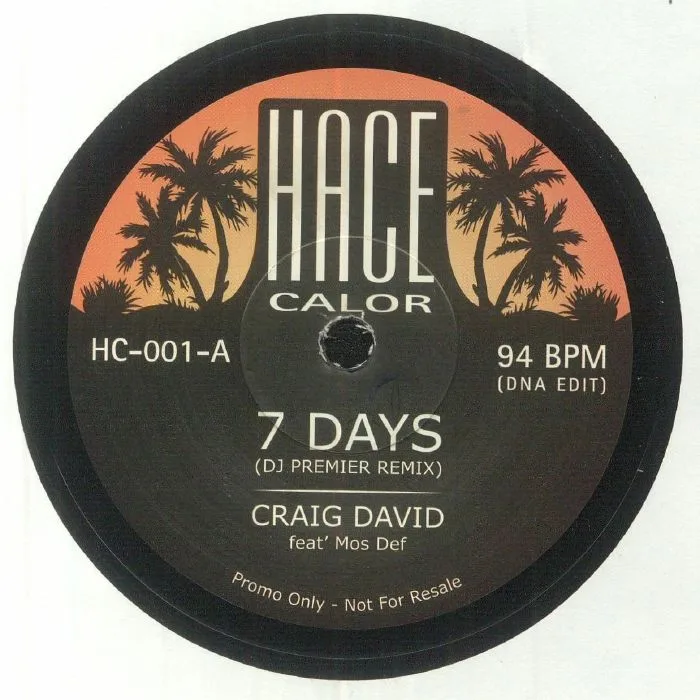Craig DAVID / RUFF ENDZ — 7 Days