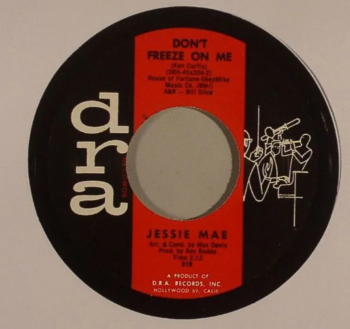 Лицевая сторона обложки — Jessie MAE — Don't Freeze On Me
