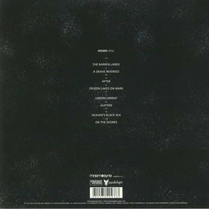 Back cover — IHSAHN — After (Record Store Day RSD 2021)