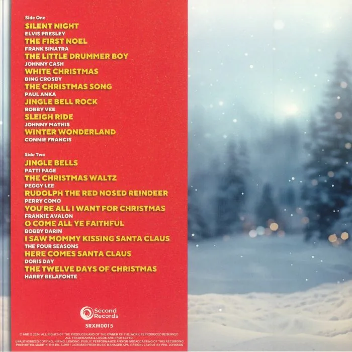 Back cover — VARIOUS — All Time Christmas Favourites