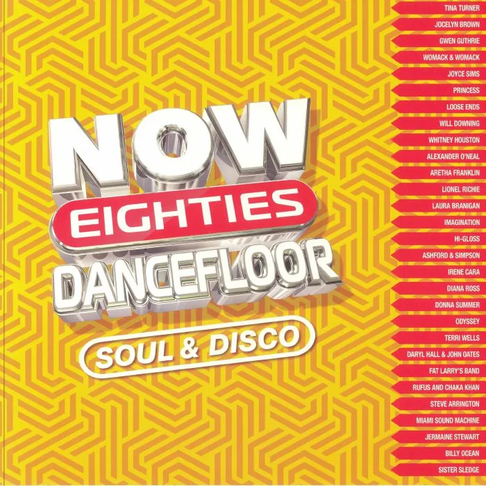 Лицевая сторона обложки — VARIOUS — NOW That's What I Call 80s Dancefloor: Soul & Disco