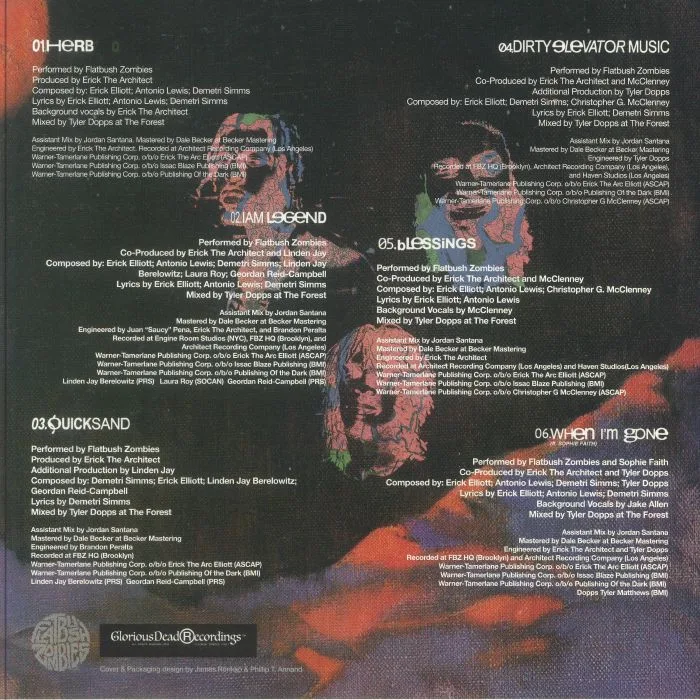 Обратная сторона обложки — FLATBUSH ZOMBIES — Now More Than Ever