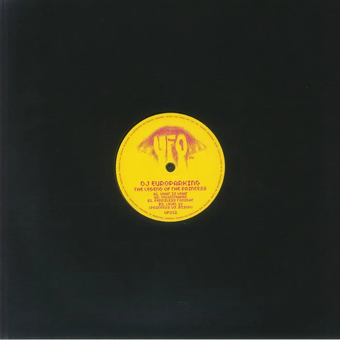 Обратная сторона обложки — DJ EUROPARKING — The Legend Of The Princess
