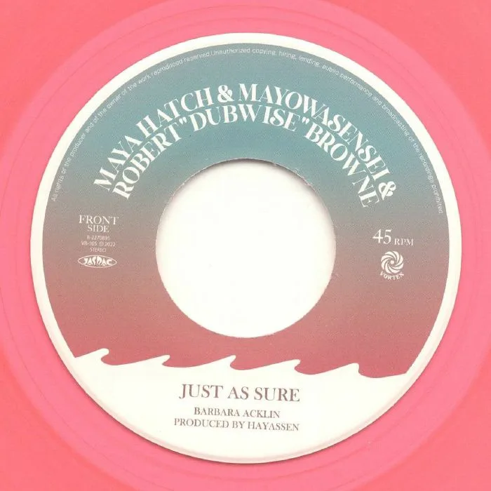 Front cover — Maya HATCH / MAYOWASENSEI / ROBERT DUBWISE BROWNE — Just As Sure