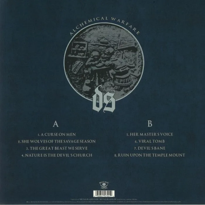 Back cover — DREAD SOVEREIGN — Alchemical Warfare