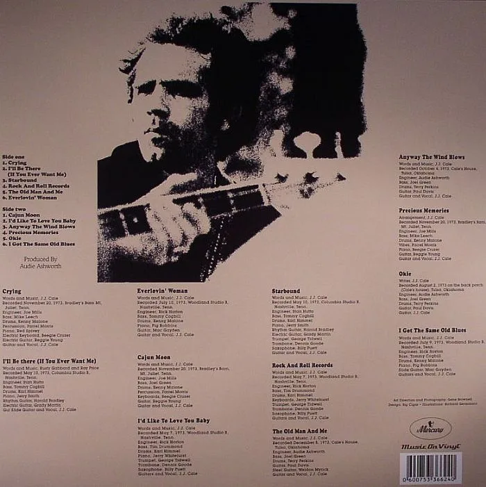 Обратная сторона обложки — JJ CALE — Okie