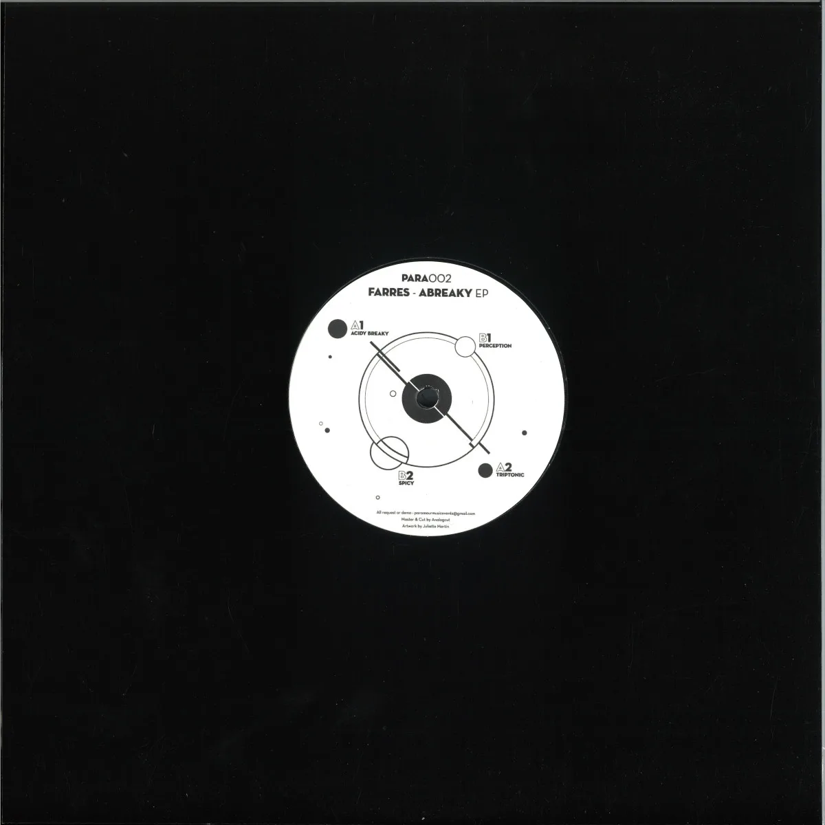 Back cover — Farres — ABreaky EP