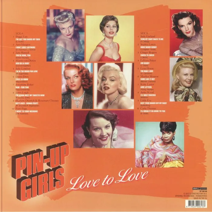 Back cover — VARIOUS — Pin Up Girls: Love To Love