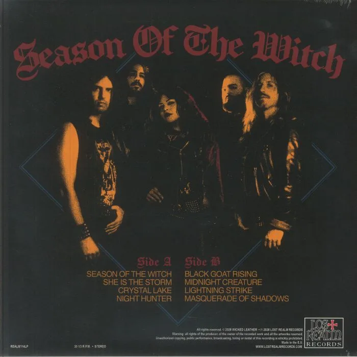 Обратная сторона обложки — WICKED LEATHER — Season Of The Witch