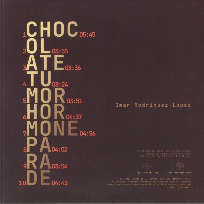 Обратная сторона обложки — Omar RODRIGUEZ LOPEZ — Chocolate Tumor Hormone Parade