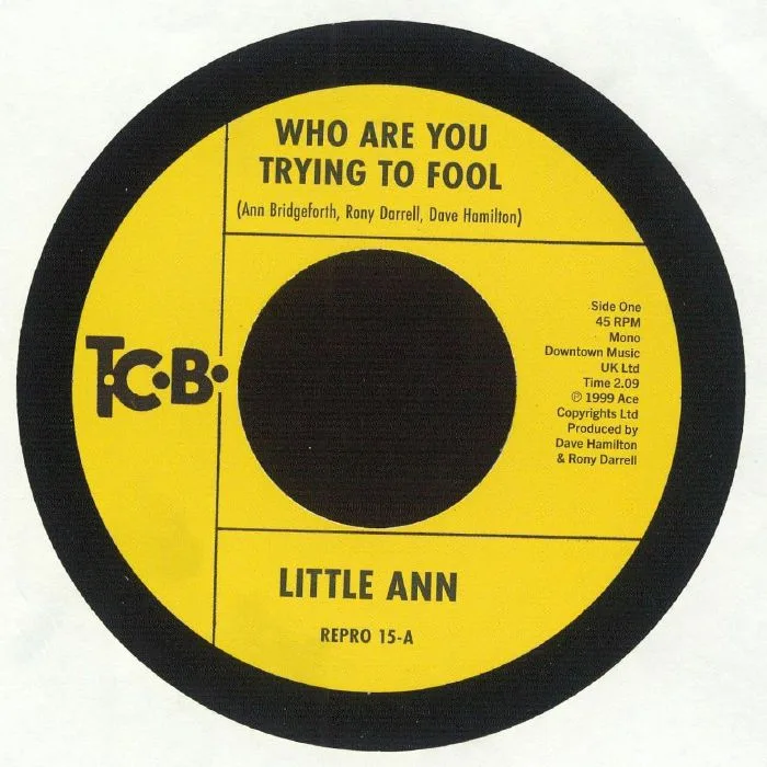 Front cover — LITTLE ANN — Who Are You Trying To Fool
