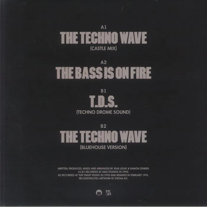 Обратная сторона обложки — INTERACTIVE — The Techno Wave (reissue)