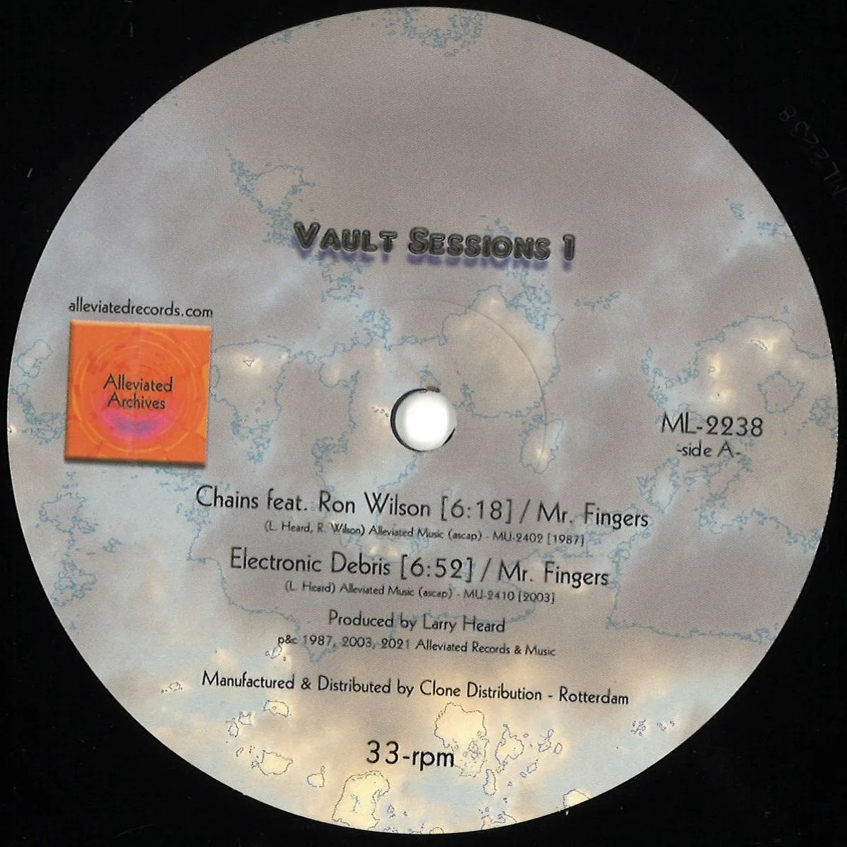 Front cover — Mr. Fingers — Vault Sessions 1
