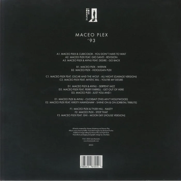 Back cover — MACEO PLEX — '93