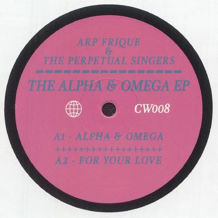 Front cover — ARP FRIQUE / THE PERPETUAL SINGERS — Alpha & Omega EP