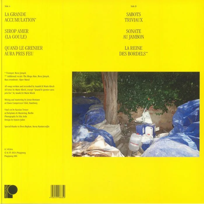 Back cover — ANADOL / MARIE KLOCK — La Grande Accumulation