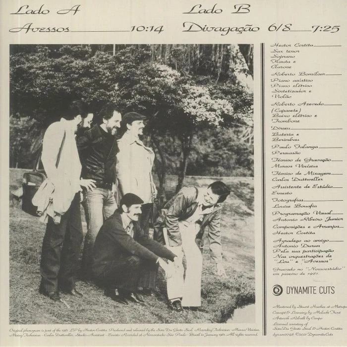 Back cover — HECTOR COSTITA — Avessos
