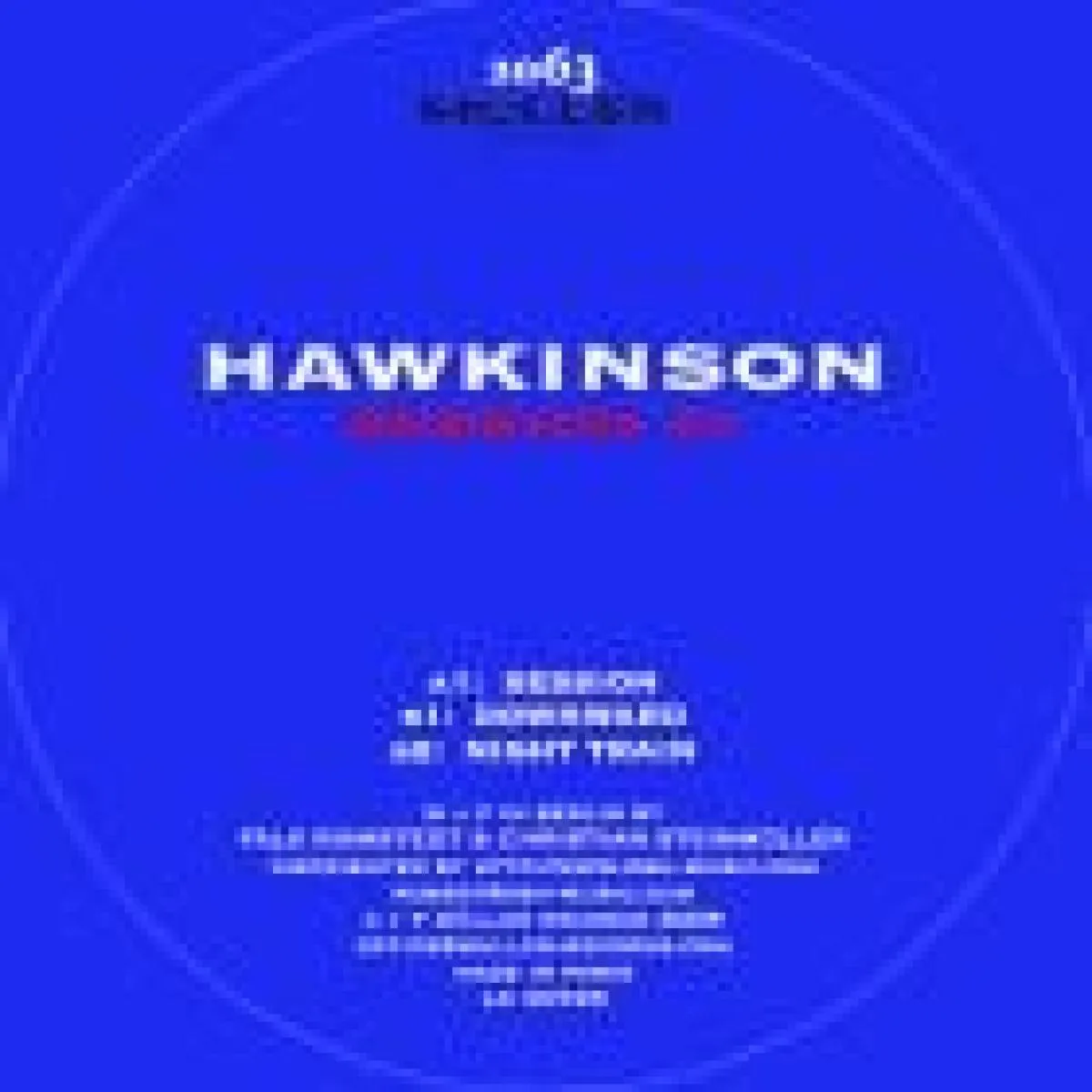 Front cover — Hawkinson — Session Ep