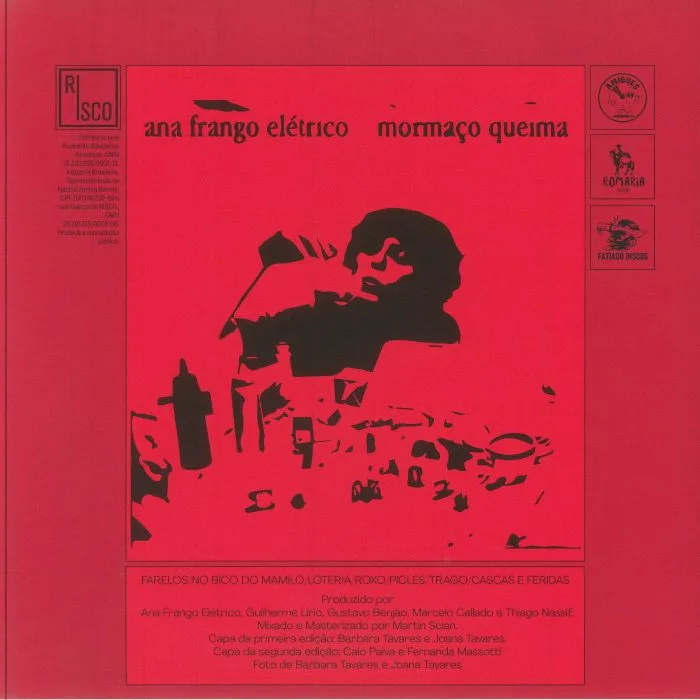 Back cover — ANA FRANGO ELETRICO — Mormaco Quiema