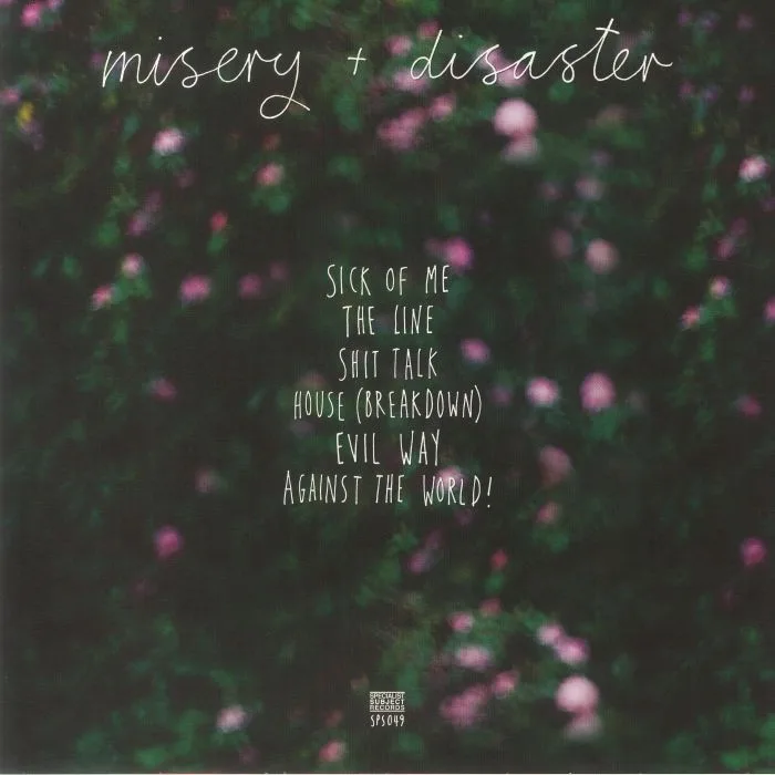 Обратная сторона обложки — SHIT PRESENT — Misery & Disaster