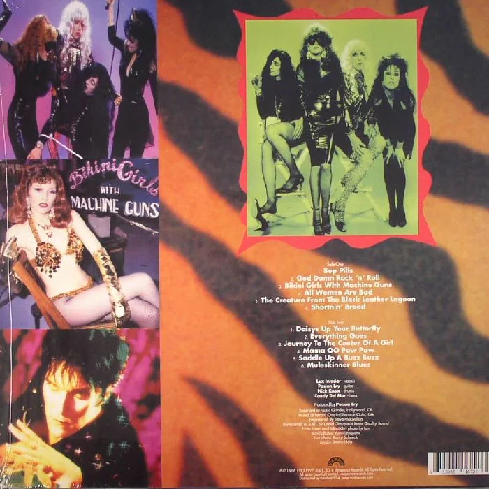 Обратная сторона обложки — The CRAMPS — Stay Sick!