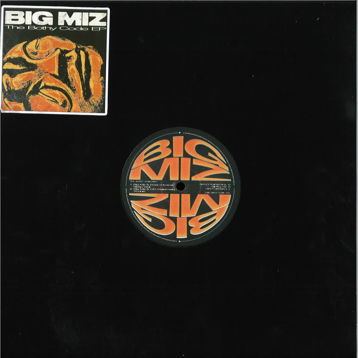Лицевая сторона обложки — Big Miz — The Bothy Code EP