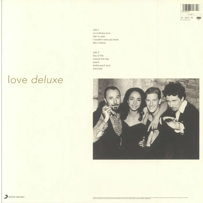 Обратная сторона обложки — SADE — Love Deluxe (reissue)