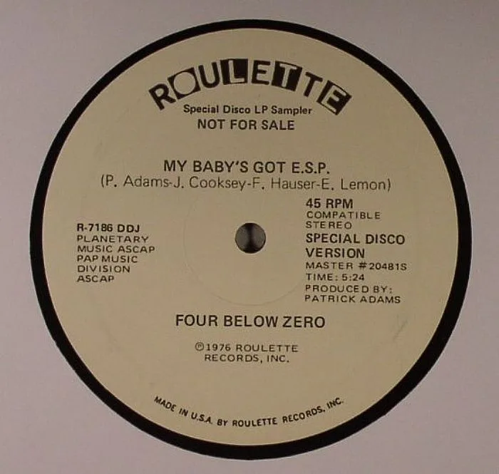 FOUR BELOW ZERO — My Baby Got ESP