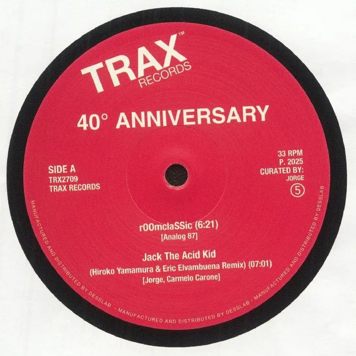 Лицевая сторона обложки — ANALOG 87 / JORGE / CARMELO CARONE / PHUTURE / SCREAMIN' RACHAEL — Trax Records: The 40th Anniversary Collection Part 5